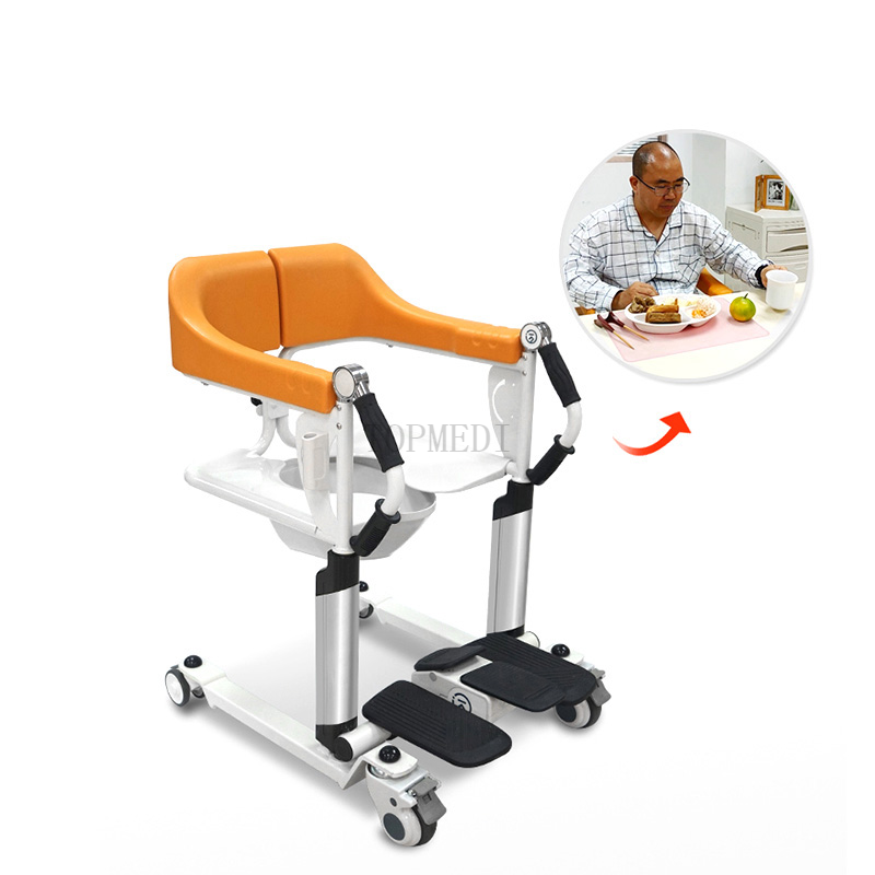כיסא מקלחת בטוח עם חגורת בטיחות ל-Quadriplegic