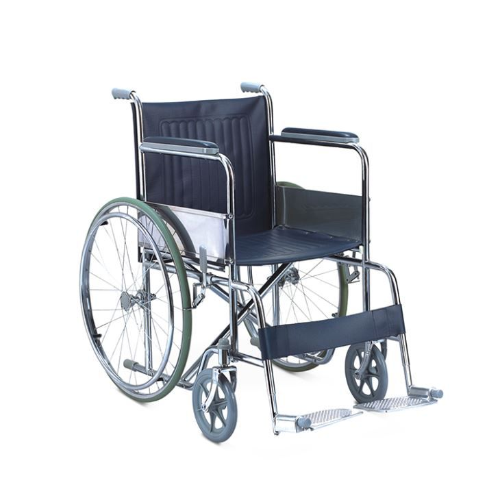 Steel Folding Wheelchair For Sale