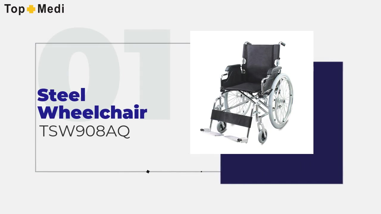 Profesion&aacute;lny v&yacute;robca invalidn&eacute;ho voz&iacute;ka Topmedi Steel TSW908AQ