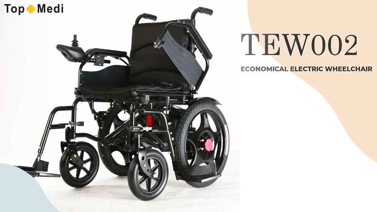 ຜູ້ຜະລິດ TOPMEDI TEW002 ELECTRIC WHEELCHAIR ມືອາຊີບ