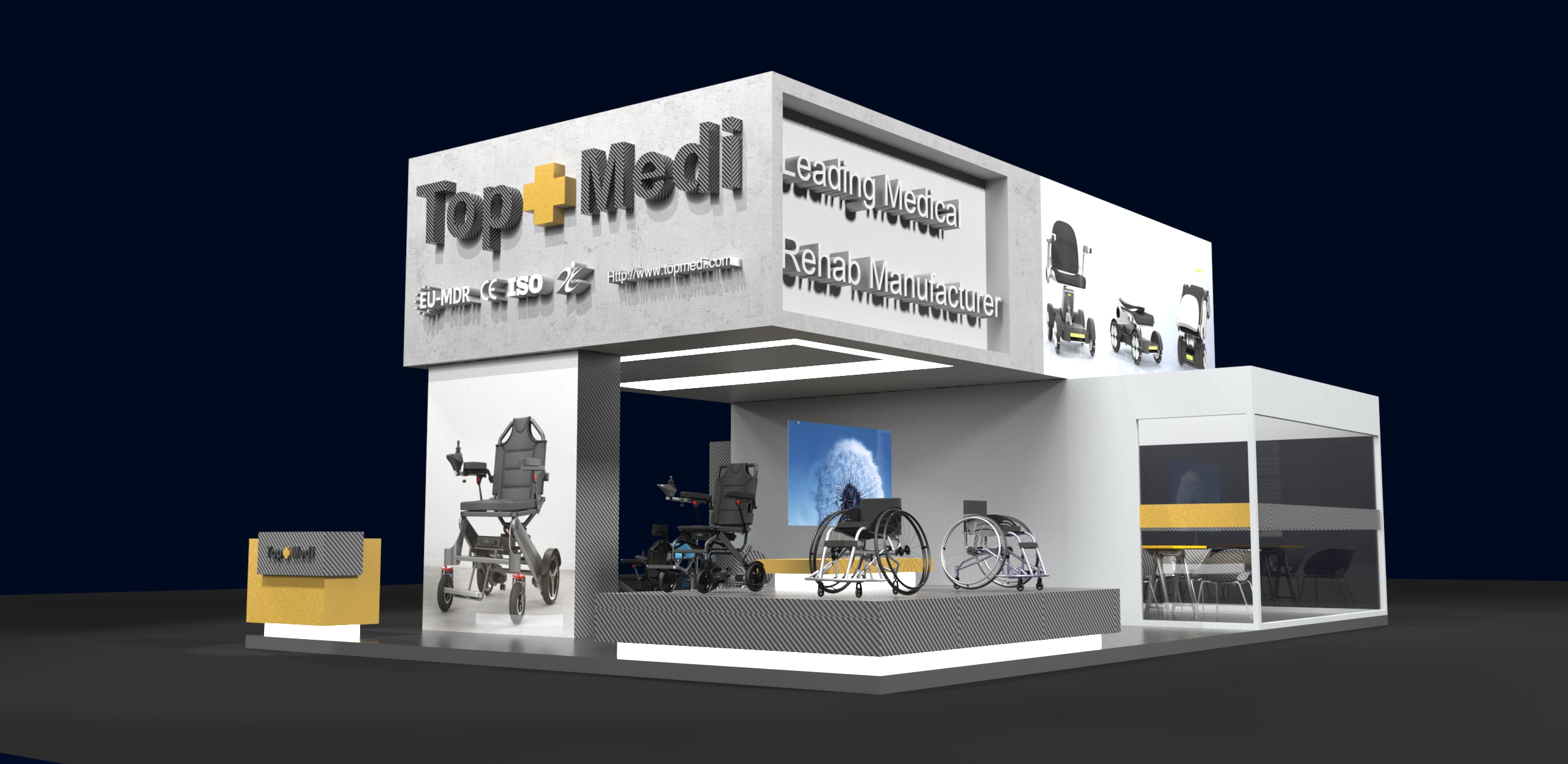 Per presentare i suoi prodotti innovativi alla fiera tedesca REHACARE del 2024